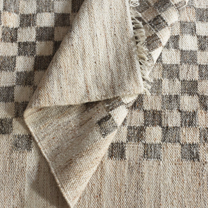 FENNEY RUG - BEIGE/GREY - PUNJA KELIM - PET