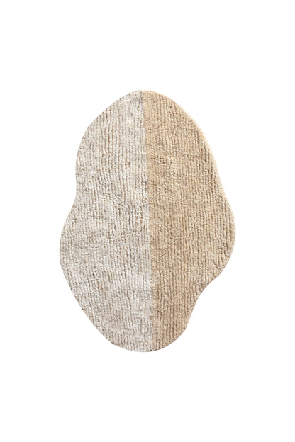 FILNTON BATH RUG - IVORY/BEIGE - COTTON - TABLE TUFTED
