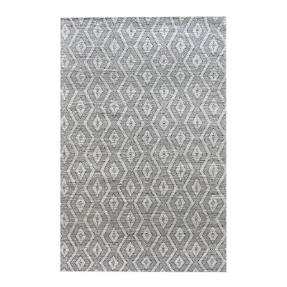 Area Rug, Bedroom Rug, Living Room Rug, Living Area Rug, Indian Rug, Office Carpet, Office Rug, Shop Rug Online, Hemp, Cotton, Charcoal, Natural, Jaquard Durry, Flat Weave, Geometrical