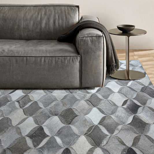 Area Rug, Bedroom Rug, Living Room Rug, Living Area Rug, Indian Rug, Office Carpet, Office Rug, Shop Rug Online, Hair On Hide, Pearl Grey, Hm Stitching, Flat Weave, Textured