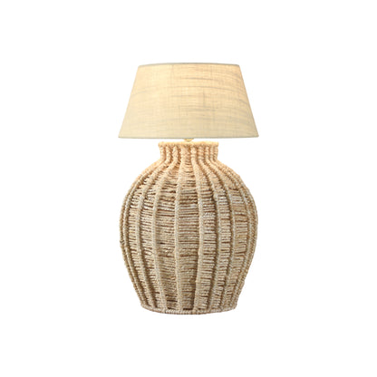 FLUMIN TABLE LAMP - NATURAL - HAND MADE - JUTE