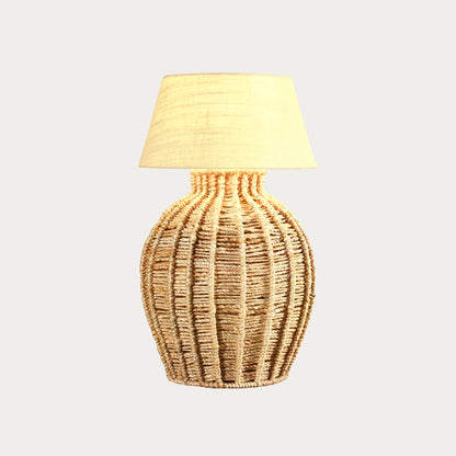 FLUMIN TABLE LAMP - NATURAL - HAND MADE - JUTE
