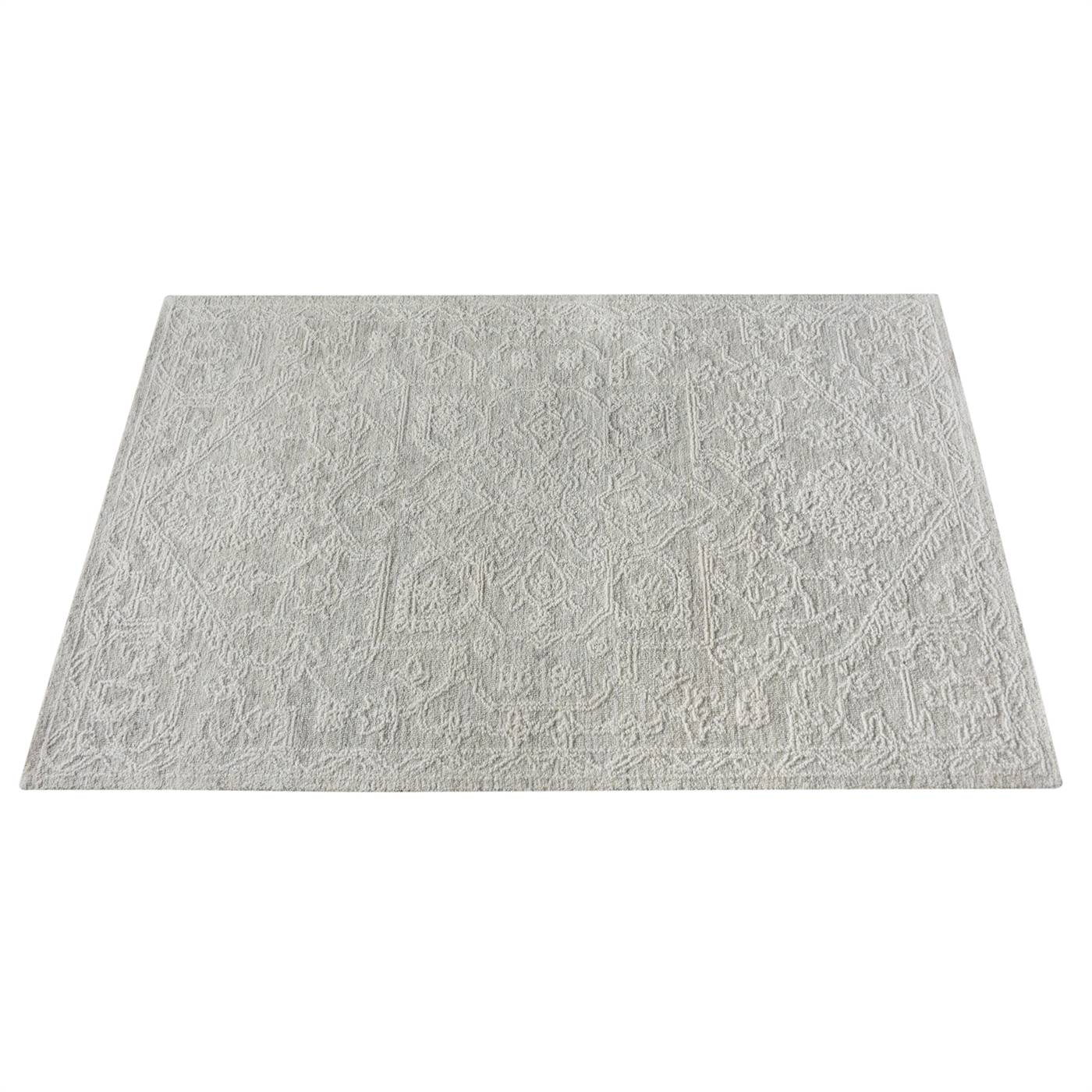 Area Rug, Bedroom Rug, Living Room Rug, Living Area Rug, Indian Rug, Office Carpet, Office Rug, Shop Rug Online, Natural White, Beige, Wool, Hand Tufted, Handwoven, All Loop, Textured 