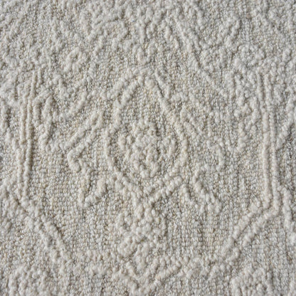Area Rug, Bedroom Rug, Living Room Rug, Living Area Rug, Indian Rug, Office Carpet, Office Rug, Shop Rug Online, Natural White, Beige, Wool, Hand Tufted, Handwoven, All Loop, Textured 