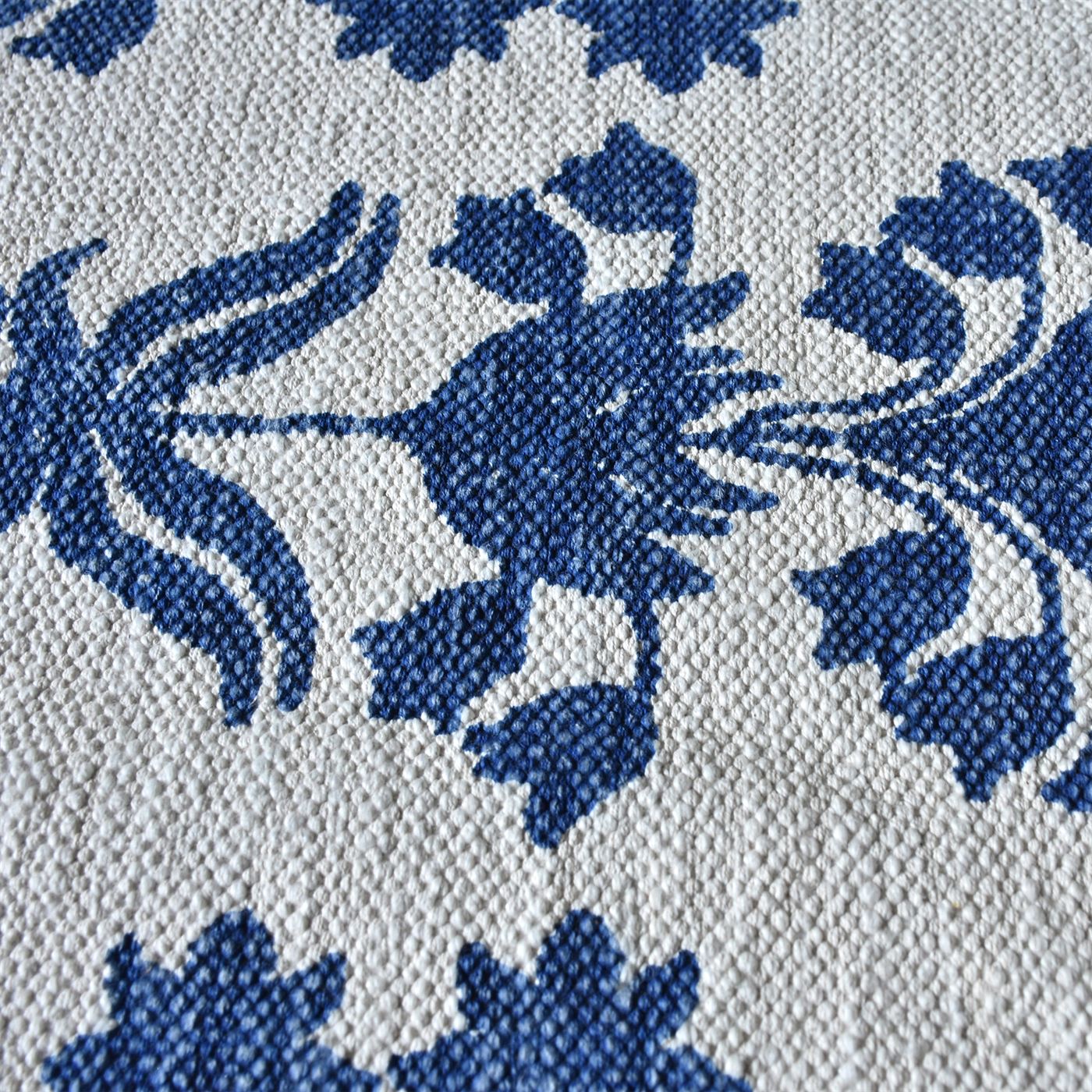 Area Rug, Bedroom Rug, Living Room Rug, Living Area Rug, Indian Rug, Office Carpet, Office Rug, Shop Rug Online, Cotton, Natural, Blue, Pitloom, Flat Weave, Printed