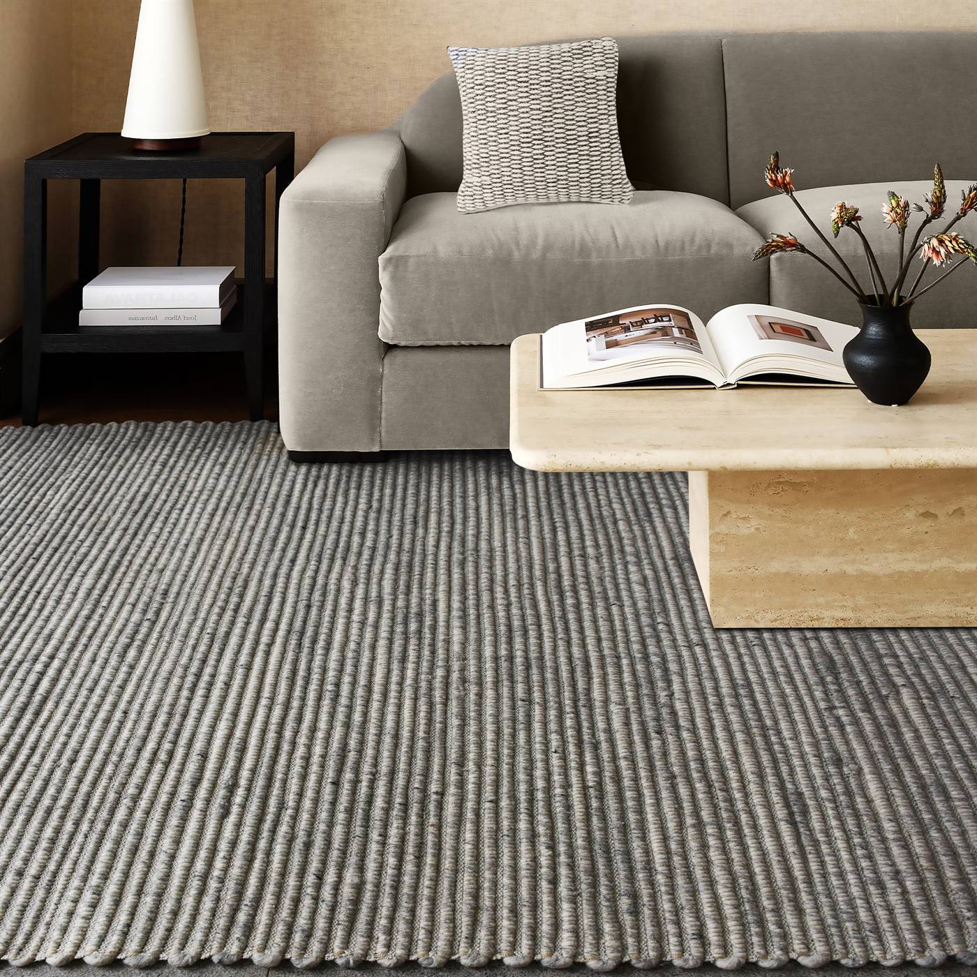 Area Rug, Bedroom Rug, Living Room Rug, Living Area Rug, Indian Rug, Office Carpet, Office Rug, Shop Rug Online, Grey, Jute, Hand Woven , Pitloom, Flat Weave, Intricate 