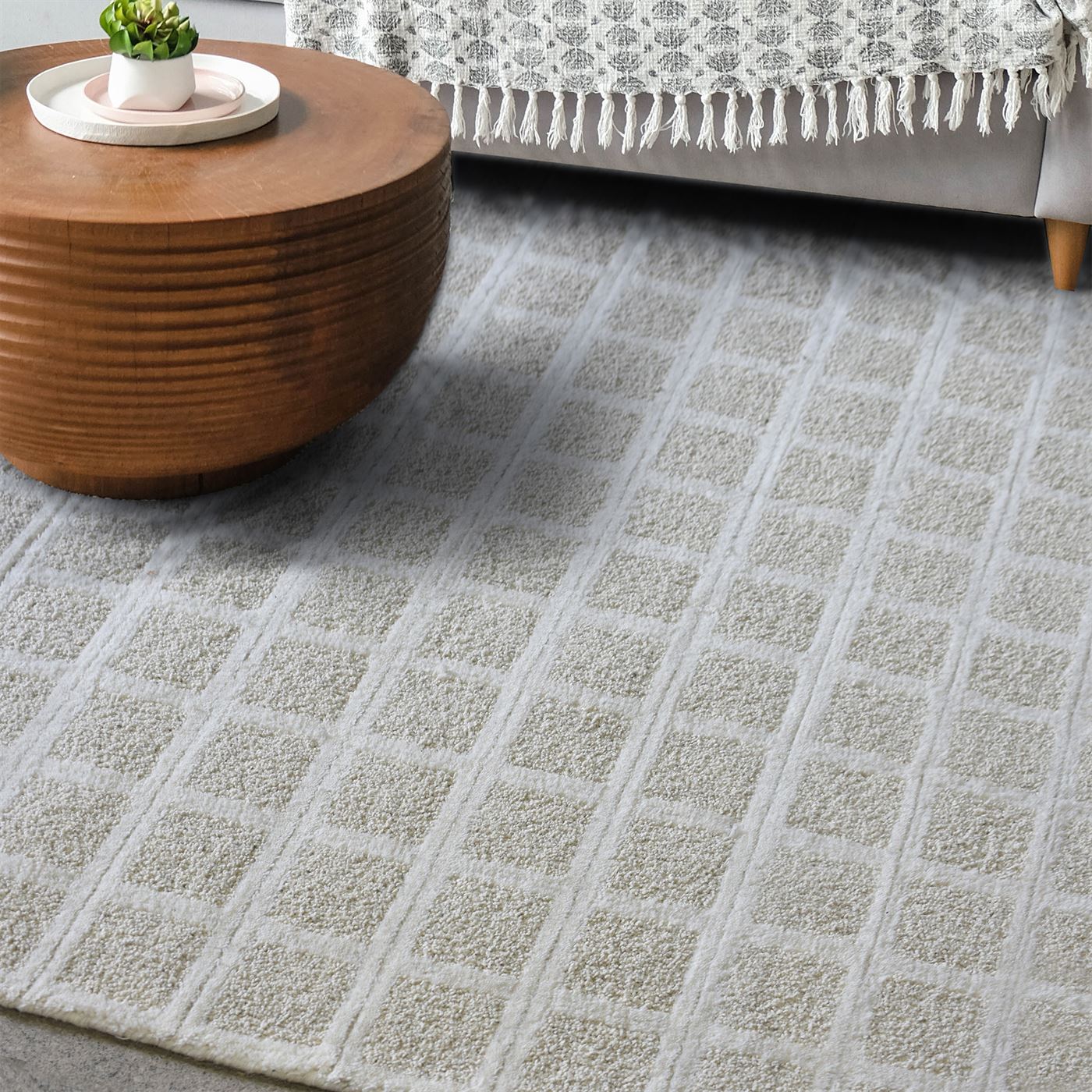 Area Rug, Bedroom Rug, Living Room Rug, Living Area Rug, Indian Rug, Office Carpet, Office Rug, Shop Rug Online, Wool, Natural White, Hand woven, All Cut, Geometrical