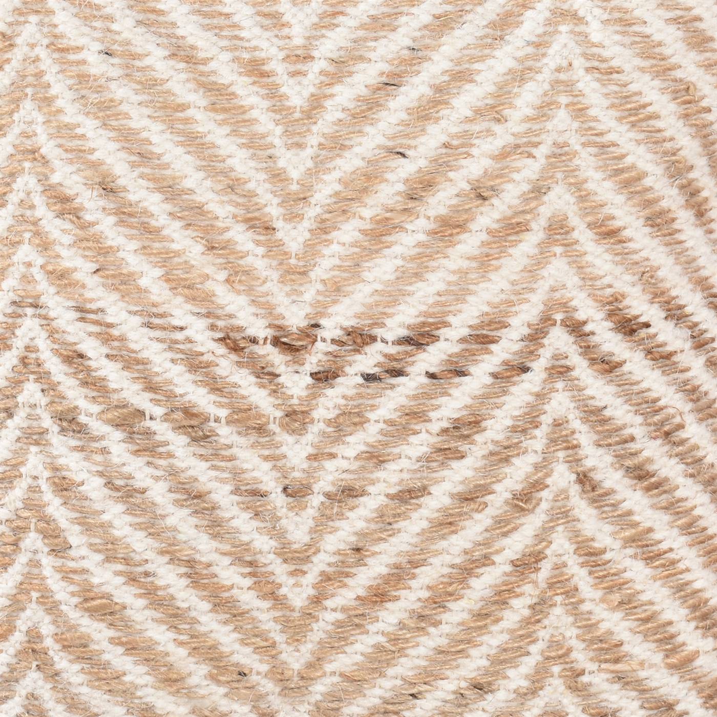Genil Cushion, 45x45 cm, Natural, Natural White, Jute, Wool, Hand Woven, Pitloom, Flat Weave 