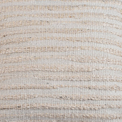 Graclosa Cushion, 45x45 cm, Natural White, Jute, Hand Woven, Pitloom, Flat Weave