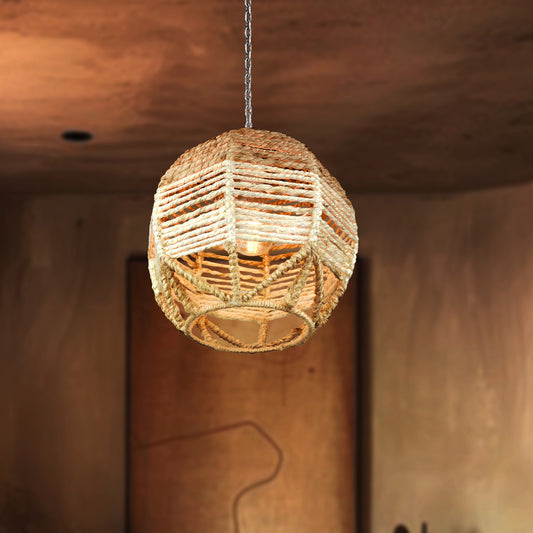 GUACU LAMP - NATURAL/IVORY - HAND MADE - JUTE