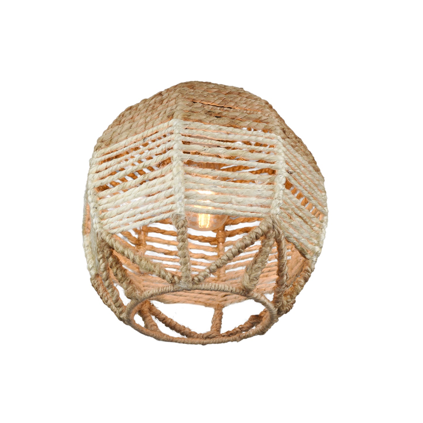 GUACU LAMP - NATURAL/IVORY - HAND MADE - JUTE