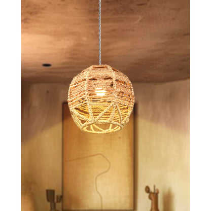 GUACU LAMP - NATURAL/IVORY - HAND MADE - JUTE
