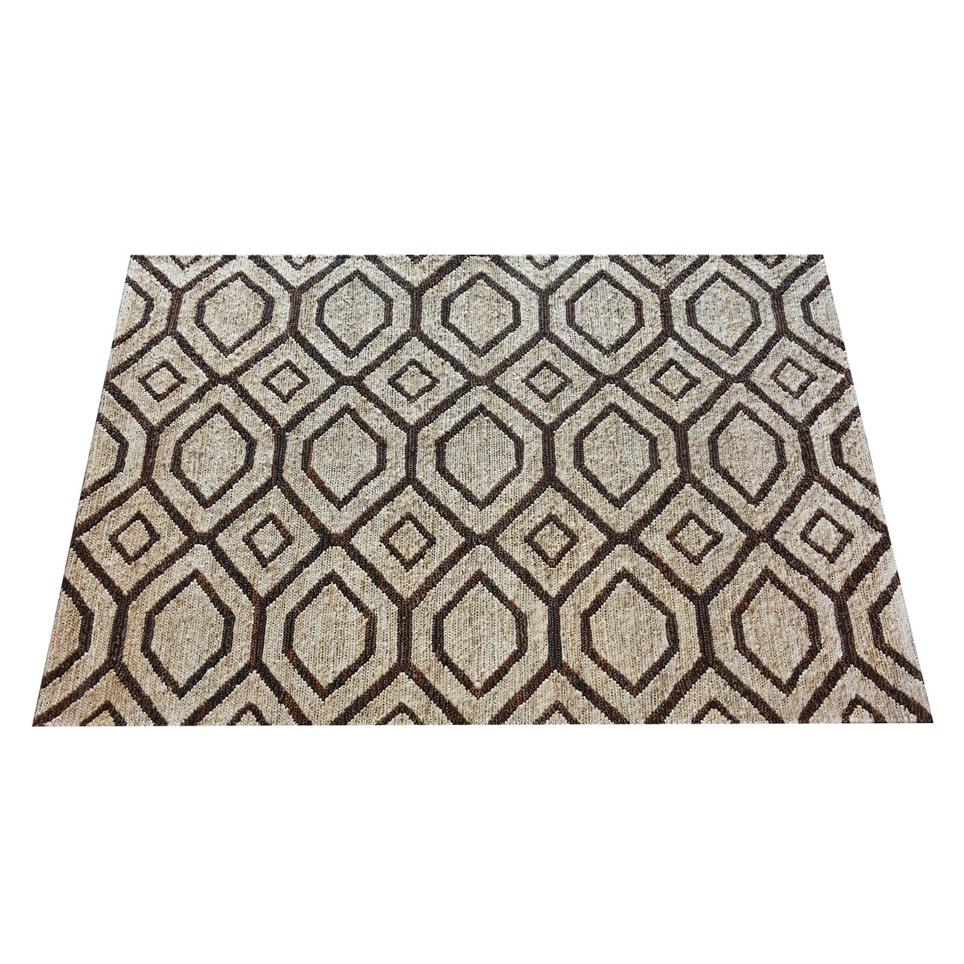 Area Rug, Bedroom Rug, Living Room Rug, Living Area Rug, Indian Rug, Office Carpet, Office Rug, Shop Rug Online, Hemp, Leather, Natural, Brown, Pitloom, Flat Weave, Geometrical