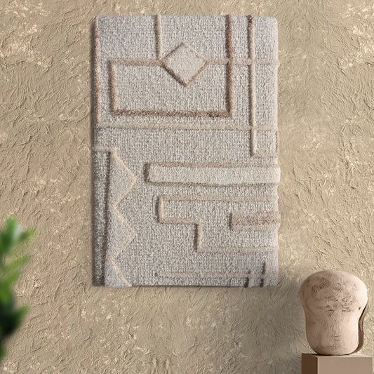 HANHAM WALL ART - WOOL - MDF STRUCTURE