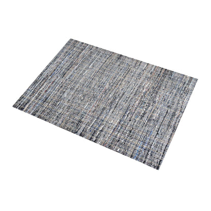 Area Rug, Bedroom Rug, Living Room Rug, Living Area Rug, Indian Rug, Office Carpet, Office Rug, Shop Rug Online,  Recycled Fabric, Hemp, Blue, Pitloom, Flat Weave, Textured