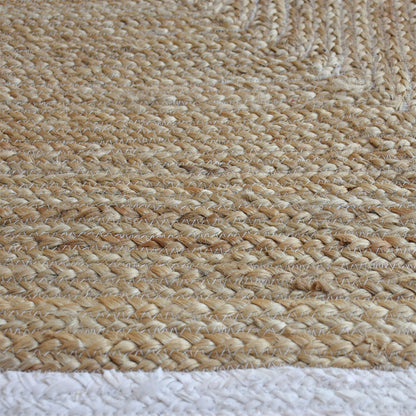 Area Rug, Bedroom Rug, Living Room Rug, Living Area Rug, Indian Rug, Office Carpet, Office Rug, Shop Rug Online, Hemp, Recycled Fabric, Natural White, Natural, Hm Stitching, Flat Weave, Braided