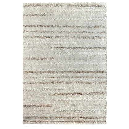 Area Rug, Bedroom Rug, Living Room Rug, Living Area Rug, Indian Rug, Office Carpet, Office Rug, Shop Rug Online, Hemp, Cotton Salvage, Natural, Natural White, Pitloom, All Loop, Stripes