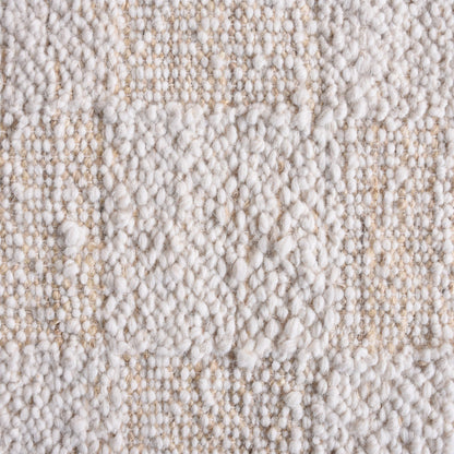 HOREZU RUG - NATURAL/IVORY - HANDWOVEN - WOOL/JUTE