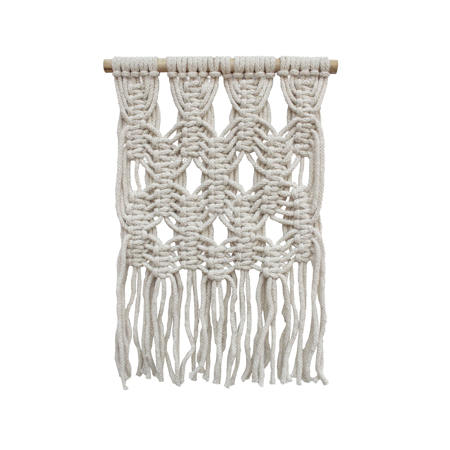 HOYETT WALL HANGING - IVORY - HAND KNITTED - WOOL