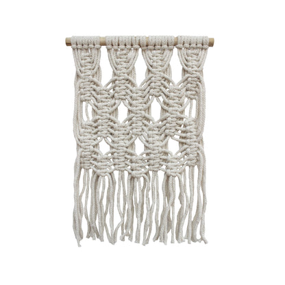 HOYETT WALL HANGING - IVORY - HAND KNITTED - WOOL