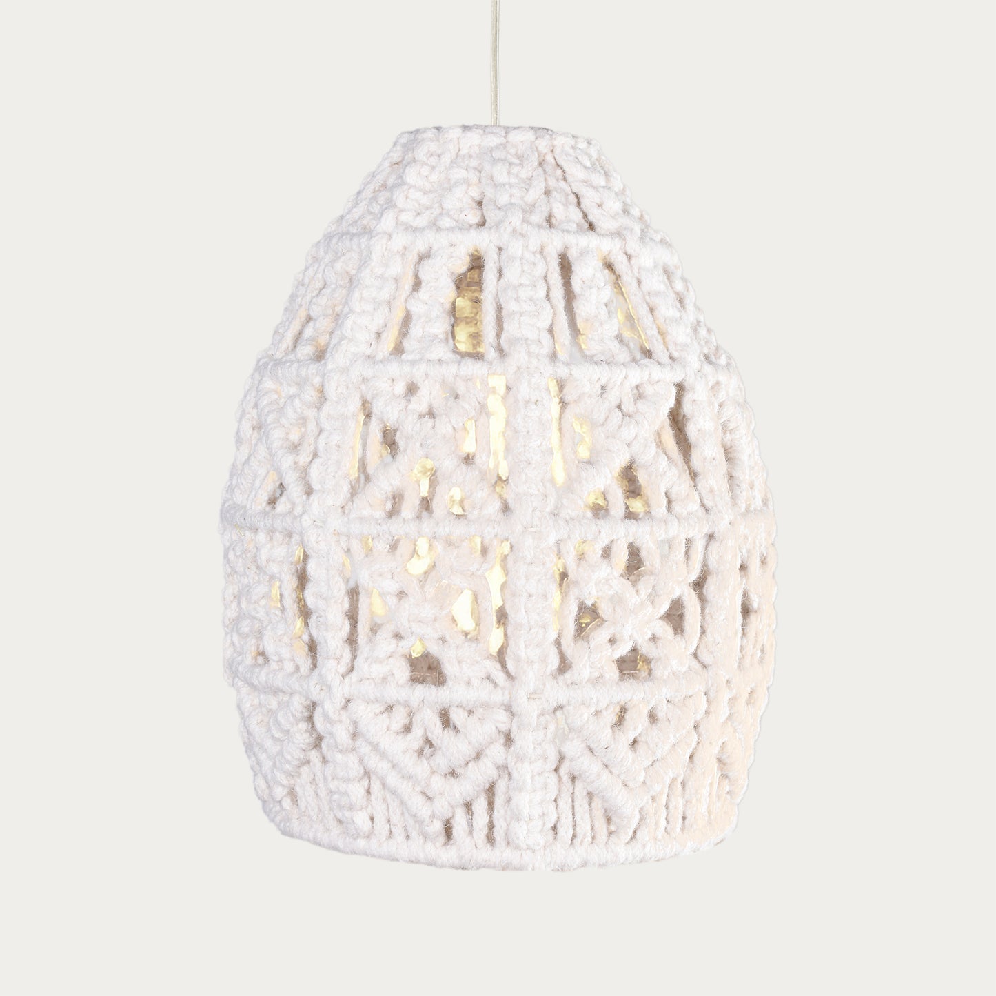 IMERI LAMP - IVORY - HAND MADE - WOOL DORI