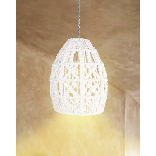 IMERI LAMP - IVORY - HAND MADE - WOOL DORI