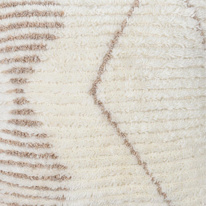 INGARO CUSHION - WOOL/COTTON - IVORY/BEIGE