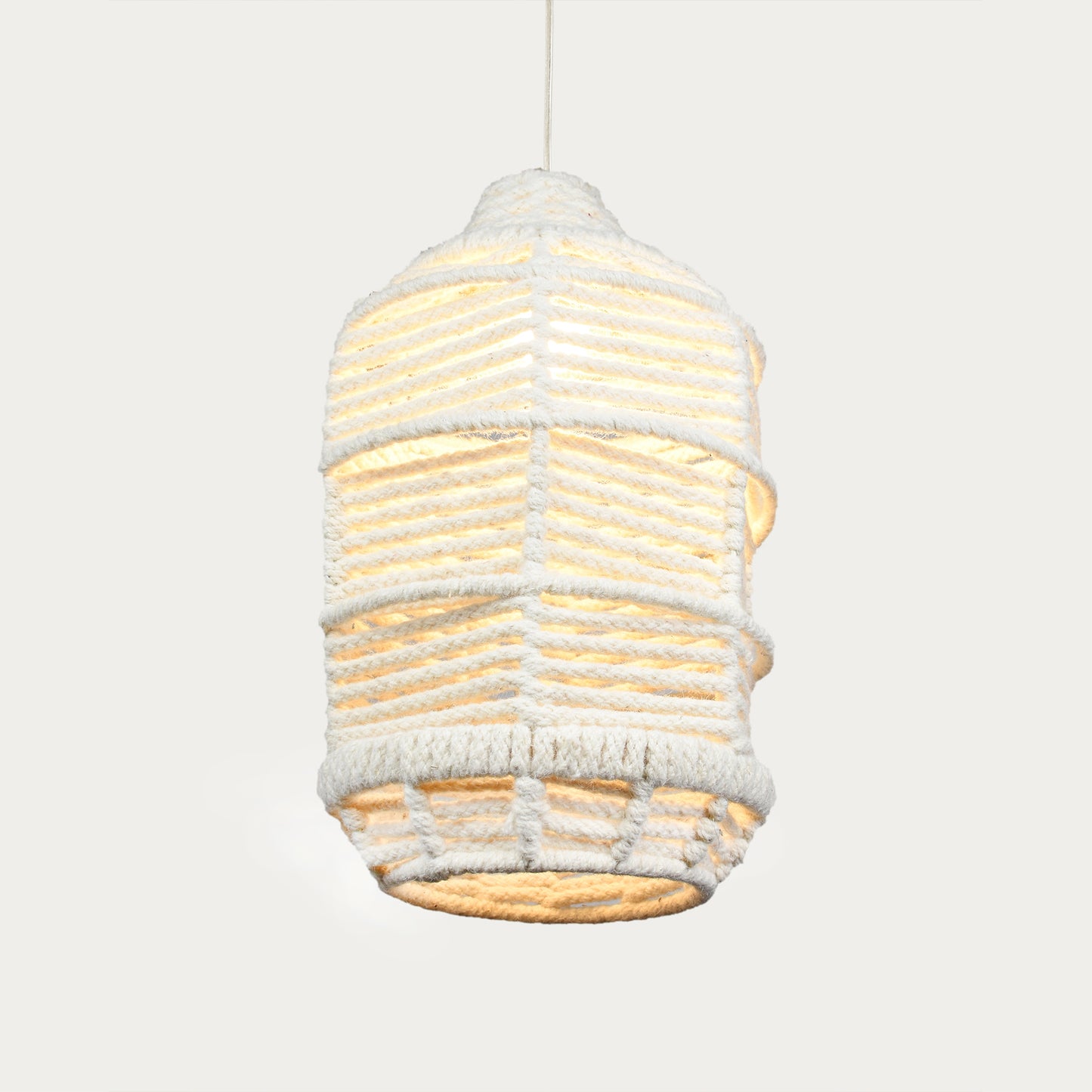 IPEUNA LAMP - IVORY - HAND MADE - WOOL
