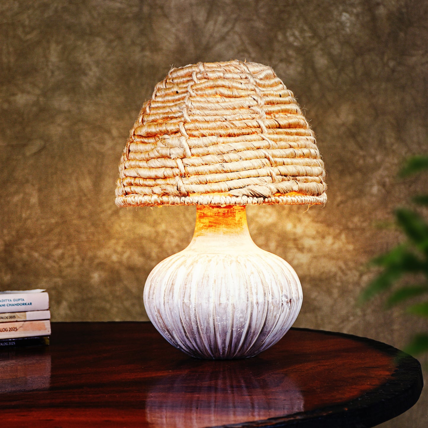 ISLAEN TABLE LAMP - NATURAL - HAND MADE - JUTE