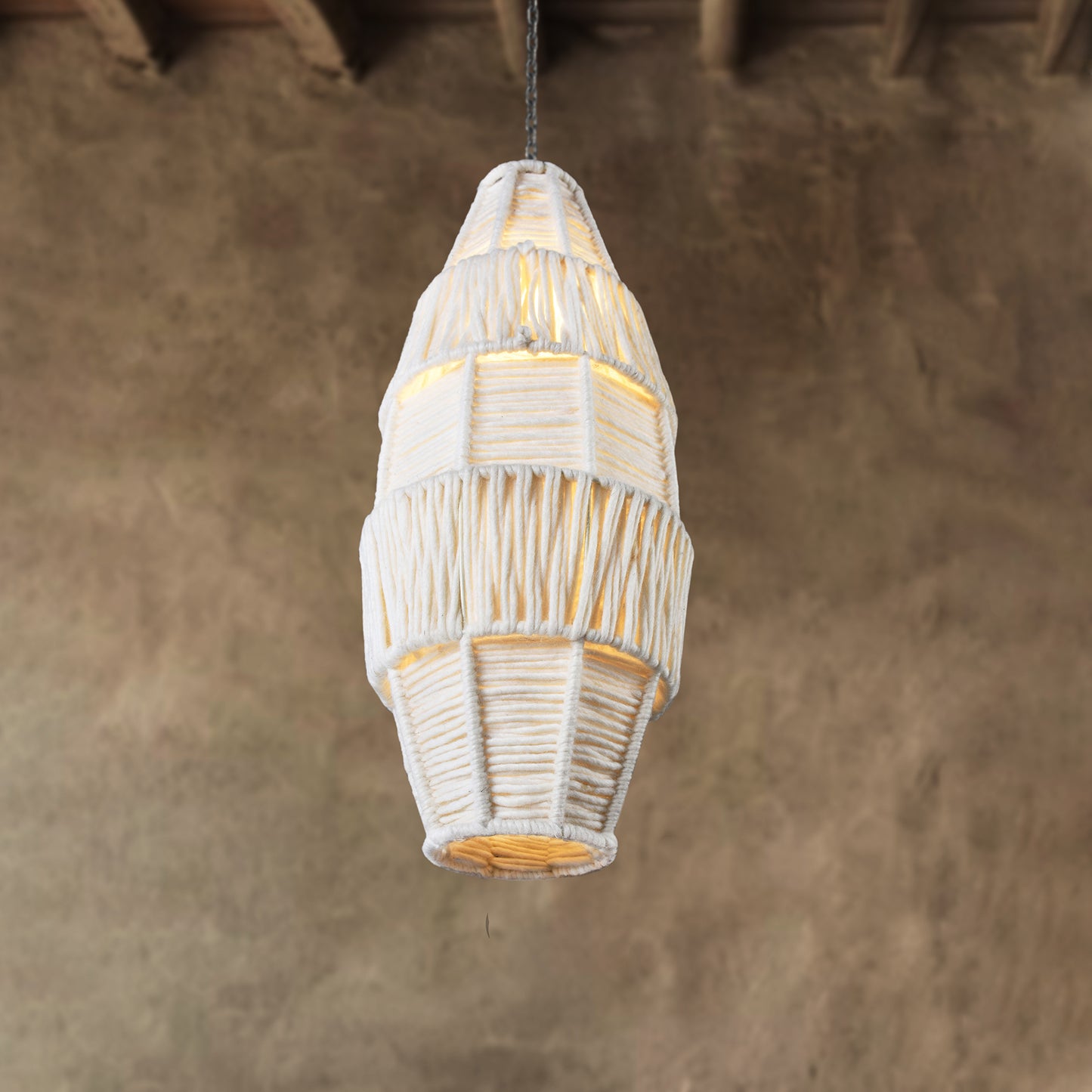 IYOHA LAMP - IVORY - HAND MADE - WOOL