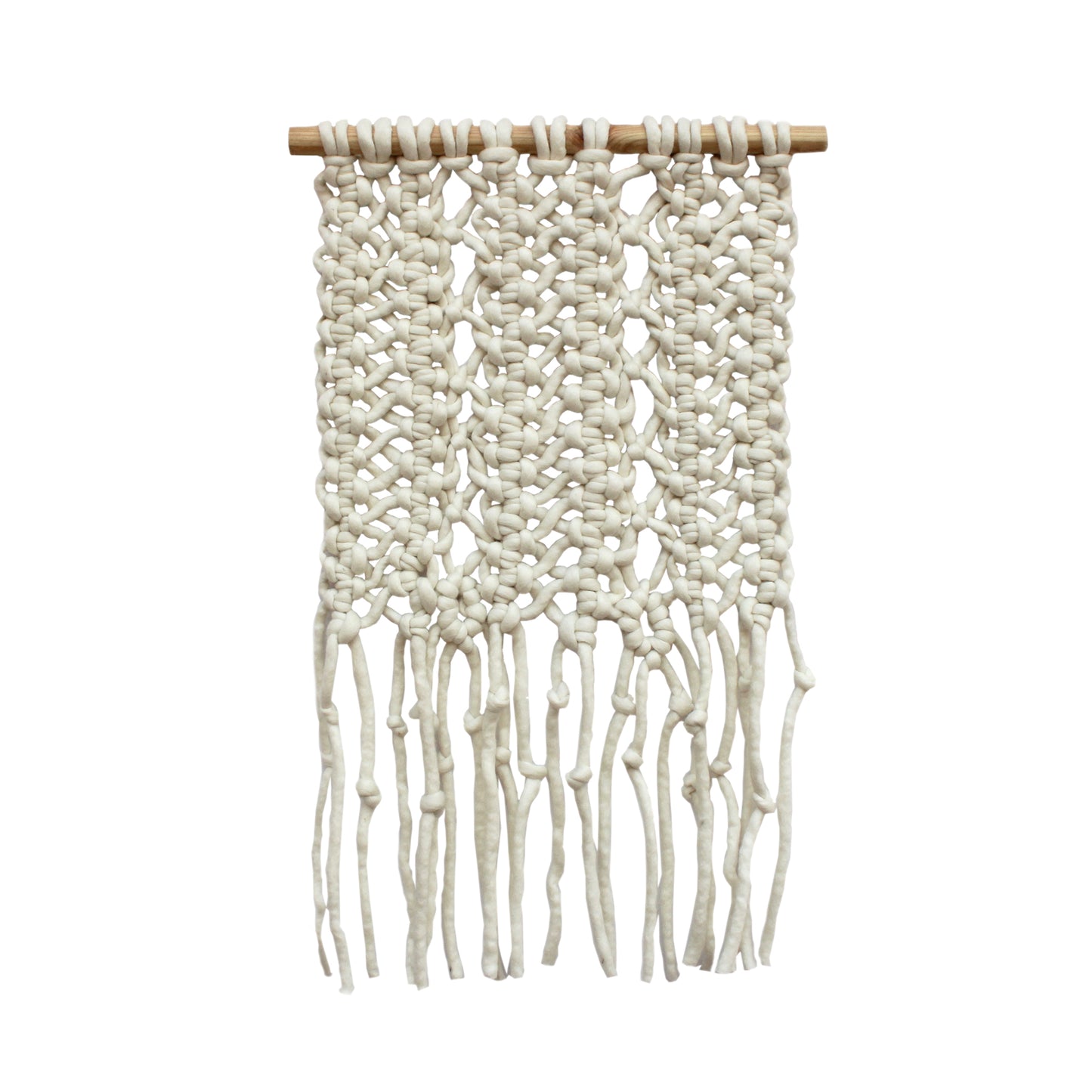 INGALLS WALL HANGING - IVORY - HAND KNITTED - NZ WOOL