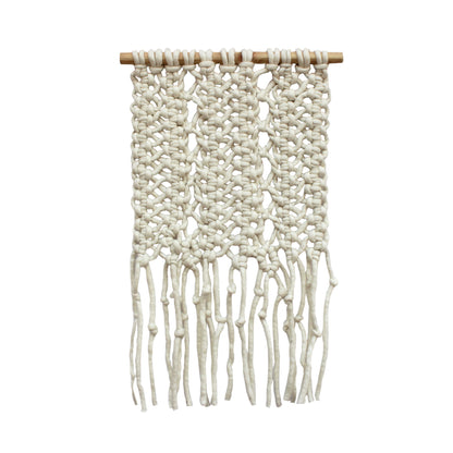 INGALLS WALL HANGING - IVORY - HAND KNITTED - NZ WOOL
