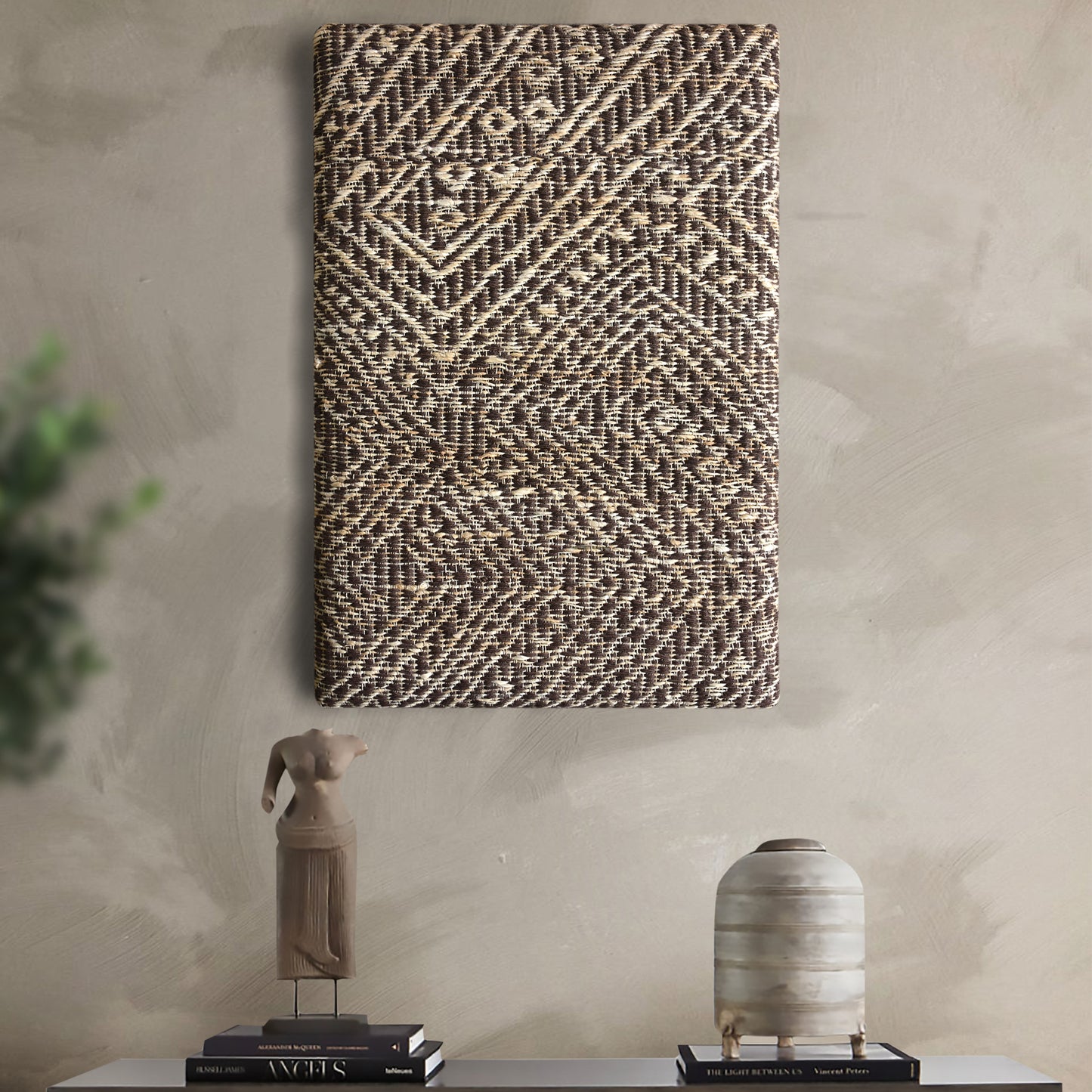 JACARE WALL ART - JUTE - MDF STRUCTURE