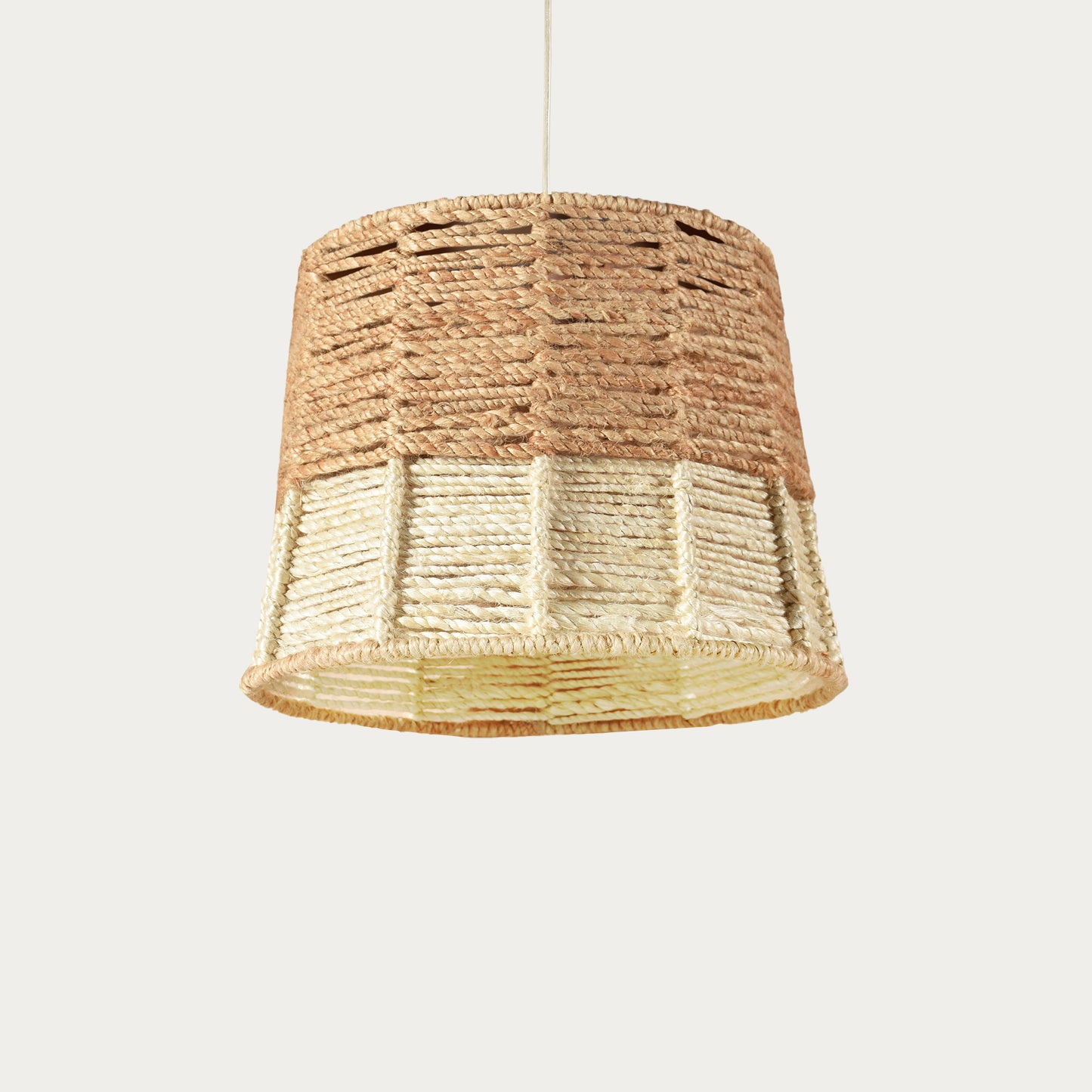 JALASPO LAMP - NATURAL/IVORY - HAND MADE - JUTE