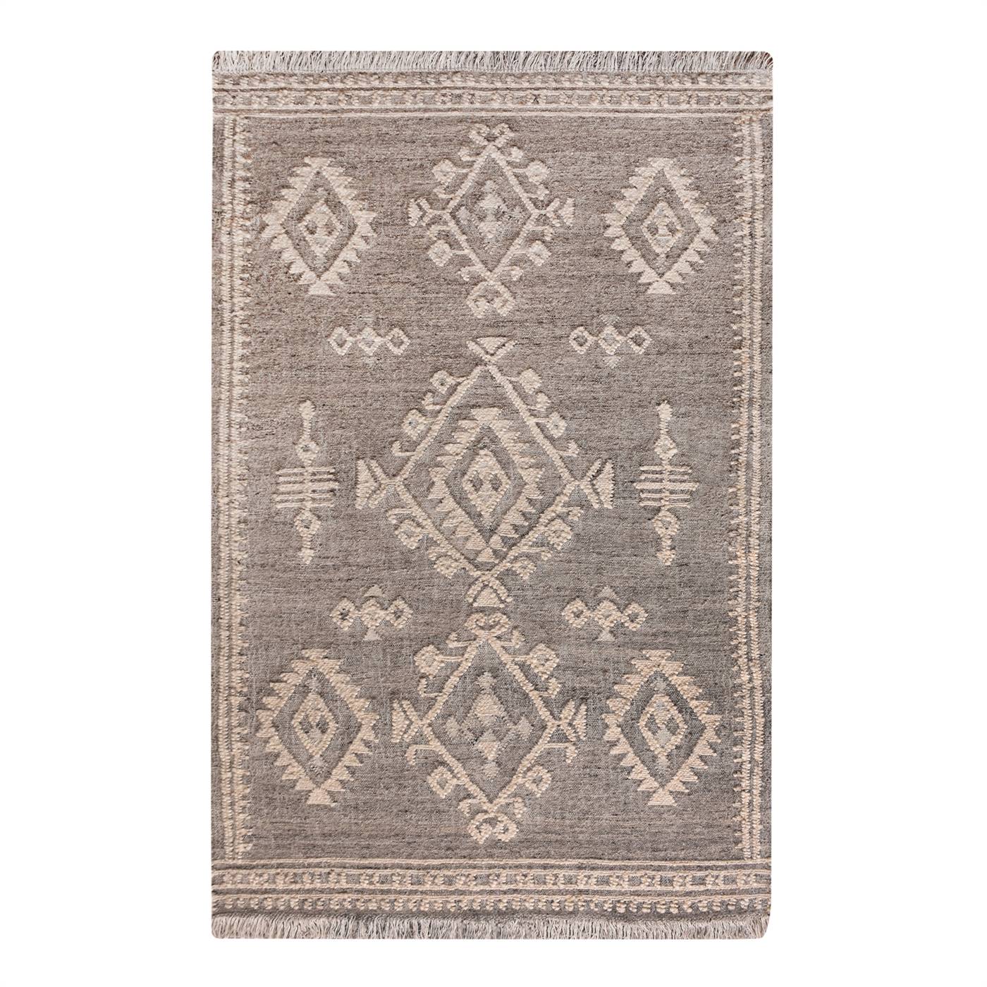 Area Rug, Bedroom Rug, Living Room Rug, Living Area Rug, Indian Rug, Office Carpet, Office Rug, Shop Rug Online, Grey, Natural White , Wool, Punja Kelim , Punja, Flat Weave, Intricate 