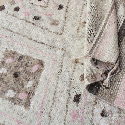 Area Rug, Bedroom Rug, Living Room Rug, Living Area Rug, Indian Rug, Office Carpet, Office Rug, Shop Rug Online, Wool Viscose Blend, Multi, Hand knotted, All Cut, tribal