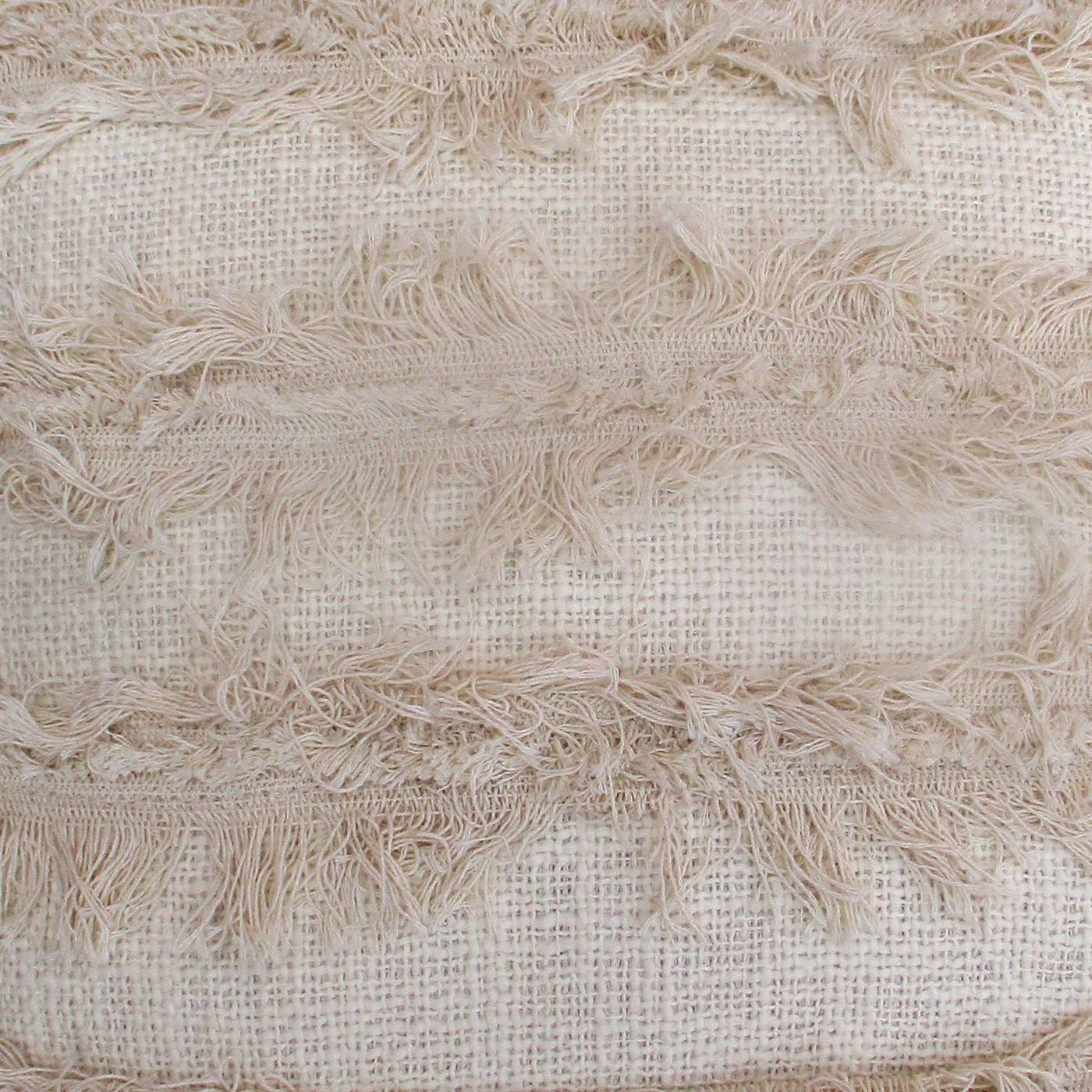 Kellia Cushion, 45x45 cm, Natural White, Cotton, Polyester, Hand Made, Hm Stitching, Flat Weave