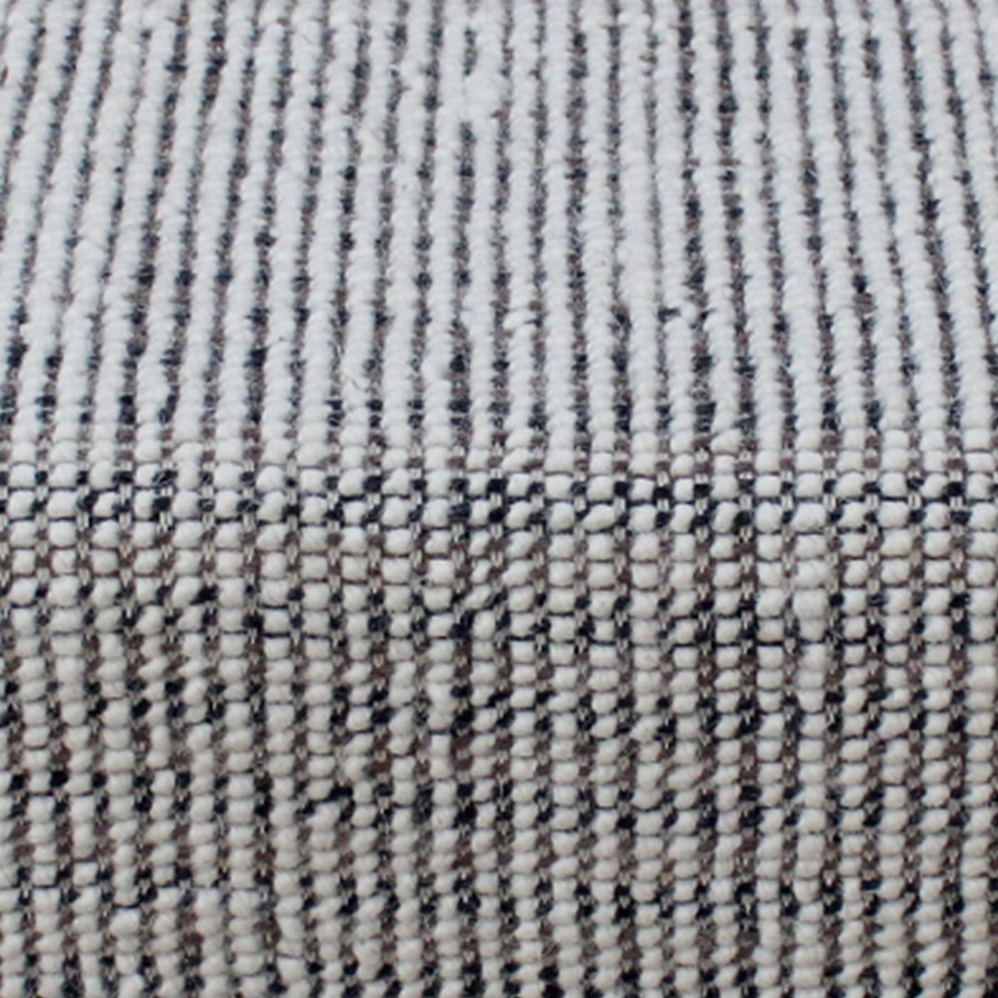 Kenfig Bench, Wool, Polyester, Natural White, Grey, Hand woven, All Loop