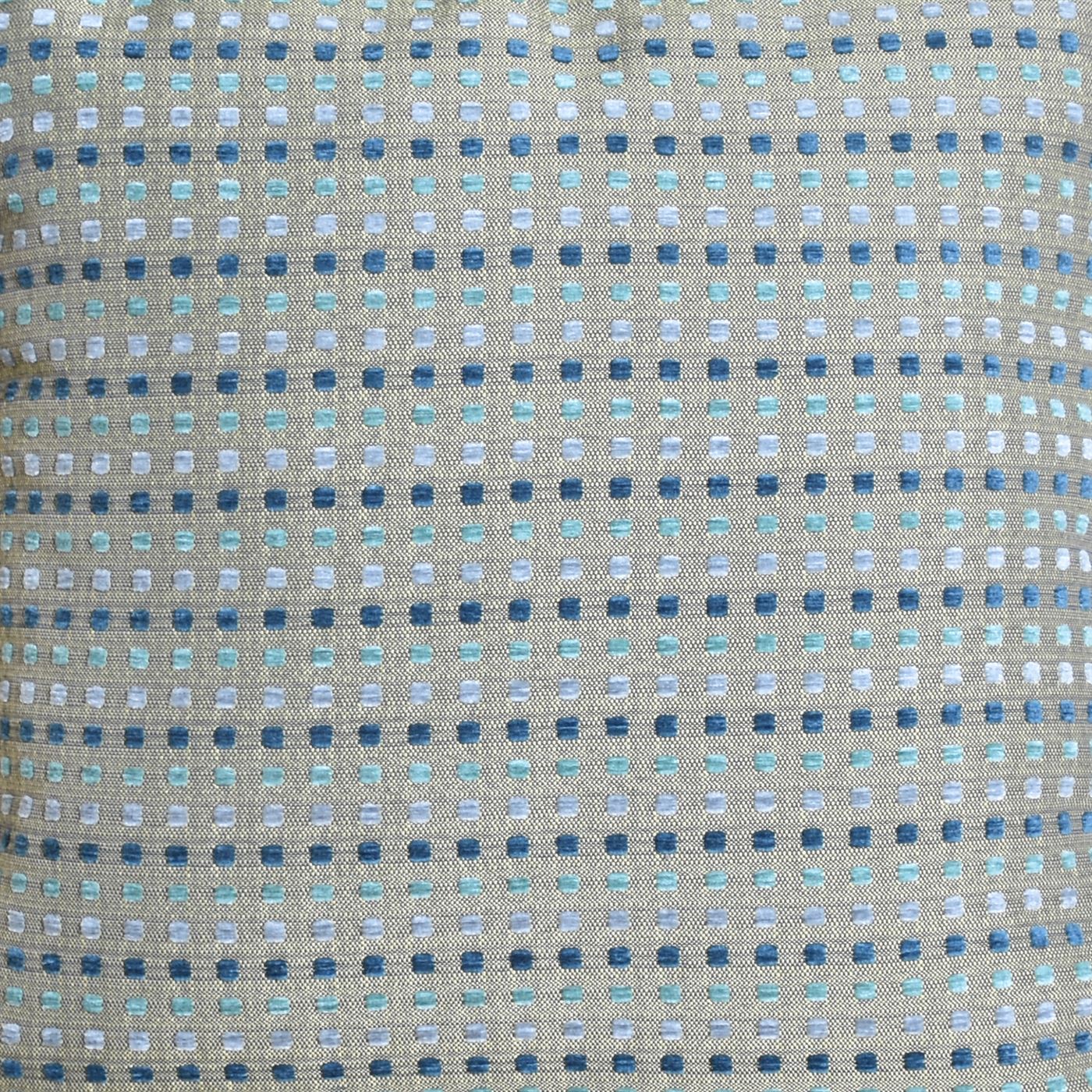 Kiato Pillow, Acrylic, Polyester, Grey, Blue, Jaquard Durry, Flat Weave