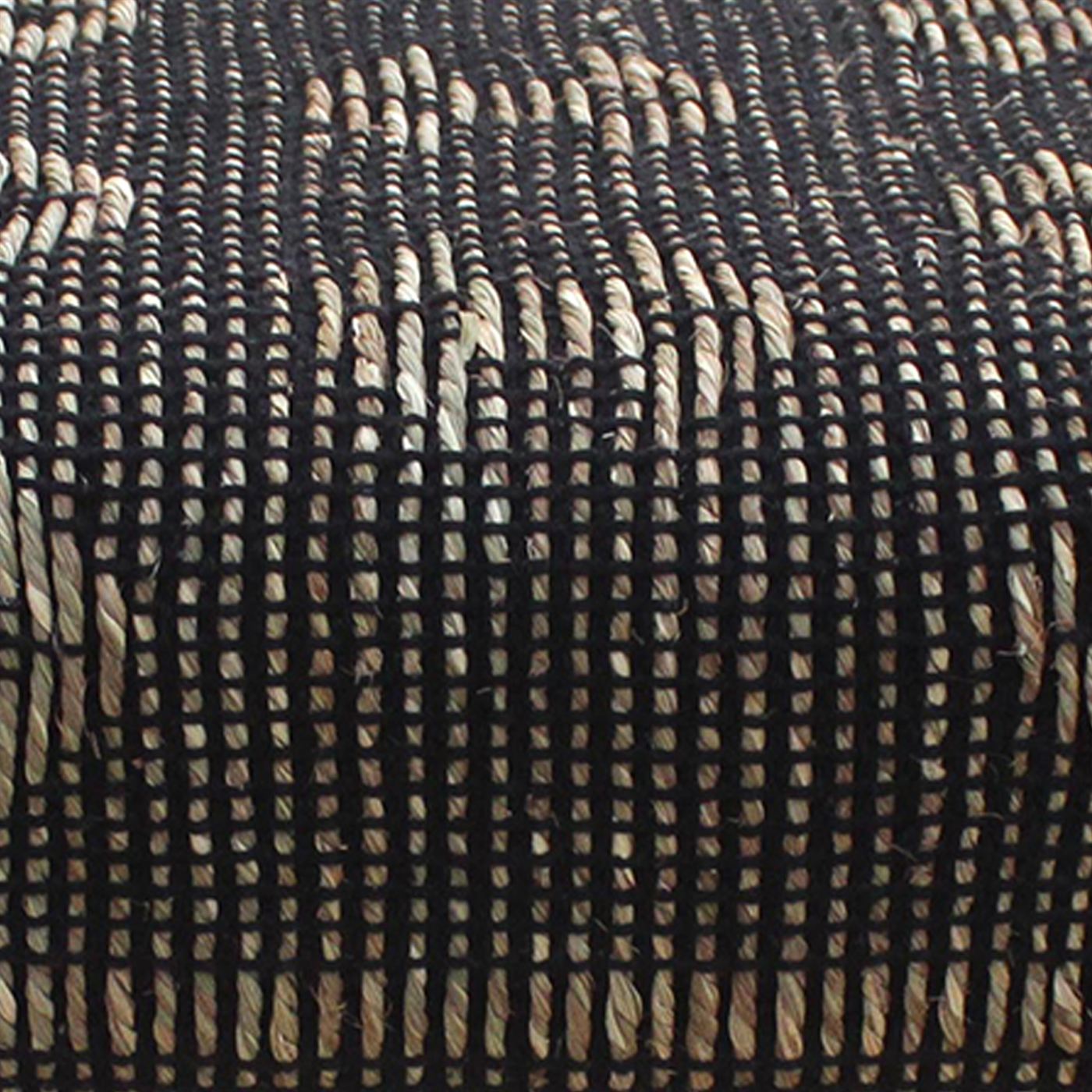 Klepalo Bench, Jute, Cotton, Natural, Charcoal, Pitloom, Flat Weave