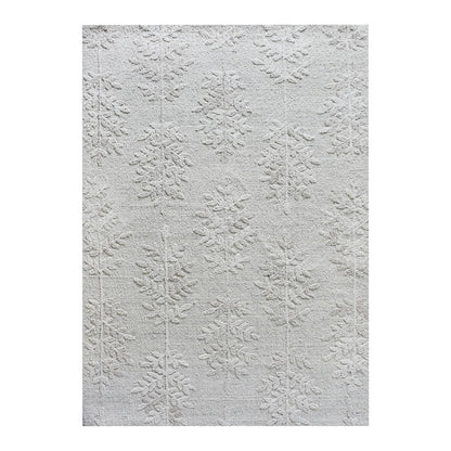 Area Rug, Bedroom Rug, Living Room Rug, Living Area Rug, Indian Rug, Office Carpet, Office Rug, Shop Rug Online, Wool, Natural White, Hand woven, All Loop, Floral