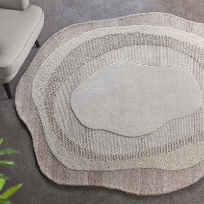LALAINA RUG - NATURAL - HAND TUFTED - WOOL