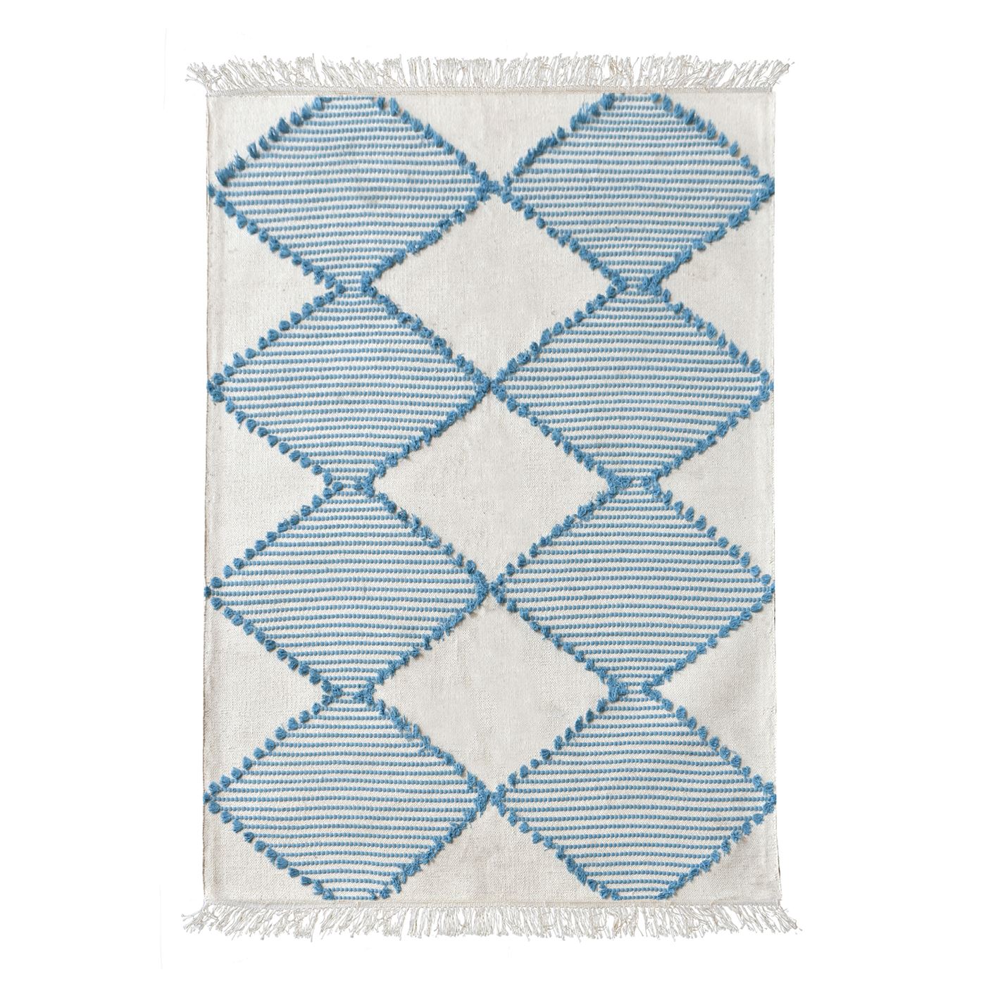 Area Rug, Bedroom Rug, Living Room Rug, Living Area Rug, Indian Rug, Office Carpet, Office Rug, Shop Rug Online, Cotton, Aqua, Pitloom, Flat Weave, Geometrical