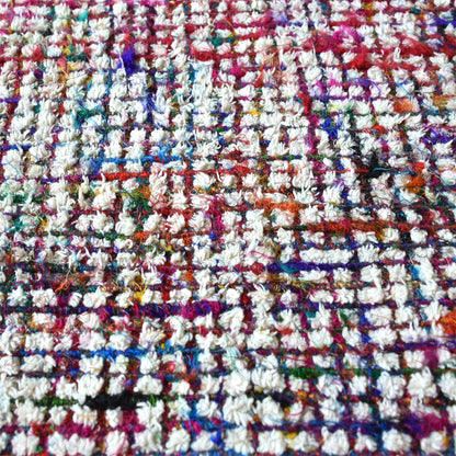 Area Rug, Bedroom Rug, Living Room Rug, Living Area Rug, Indian Rug, Office Carpet, Office Rug, Shop Rug Online, Cotton, Recycled Fabric, Multi, Jaquard Durry, Flat Weave, Textured