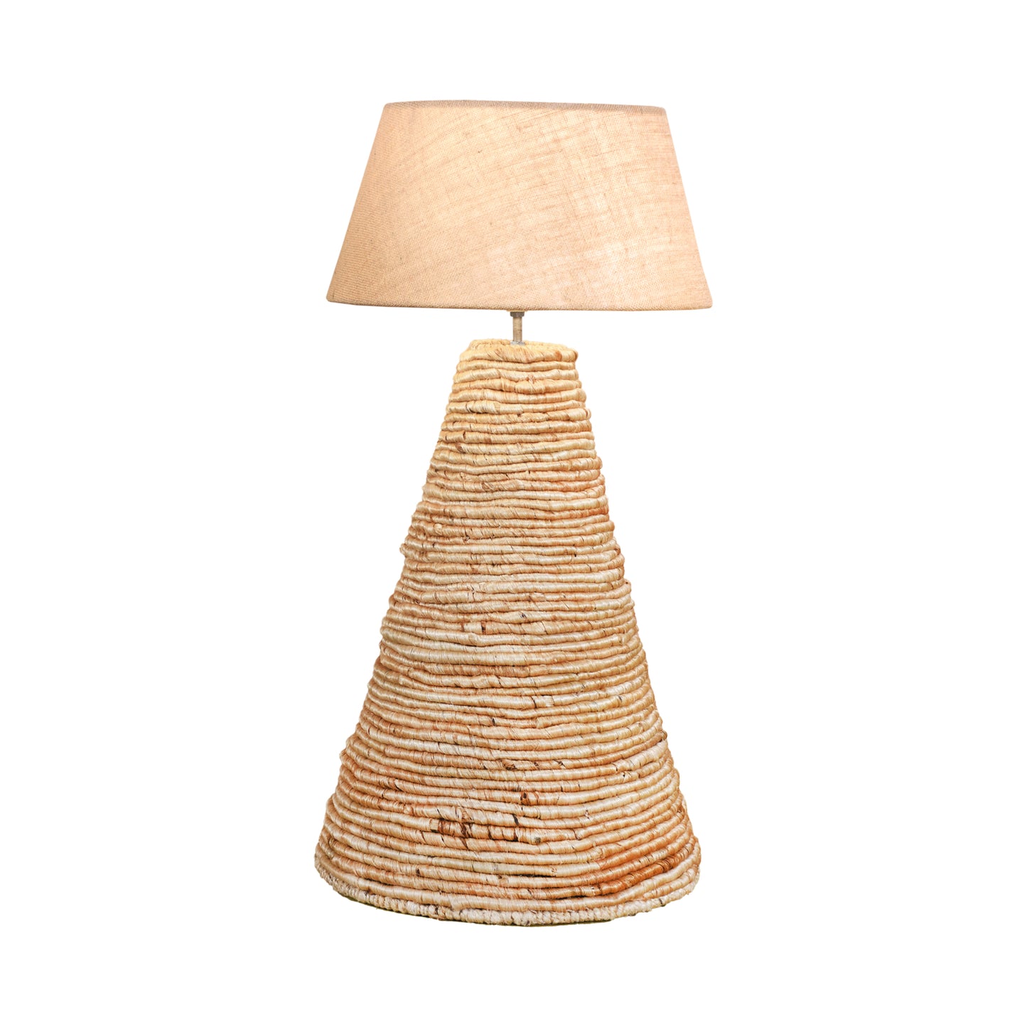 LARINA TABLE LAMP - NATURAL - HAND MADE - JUTE