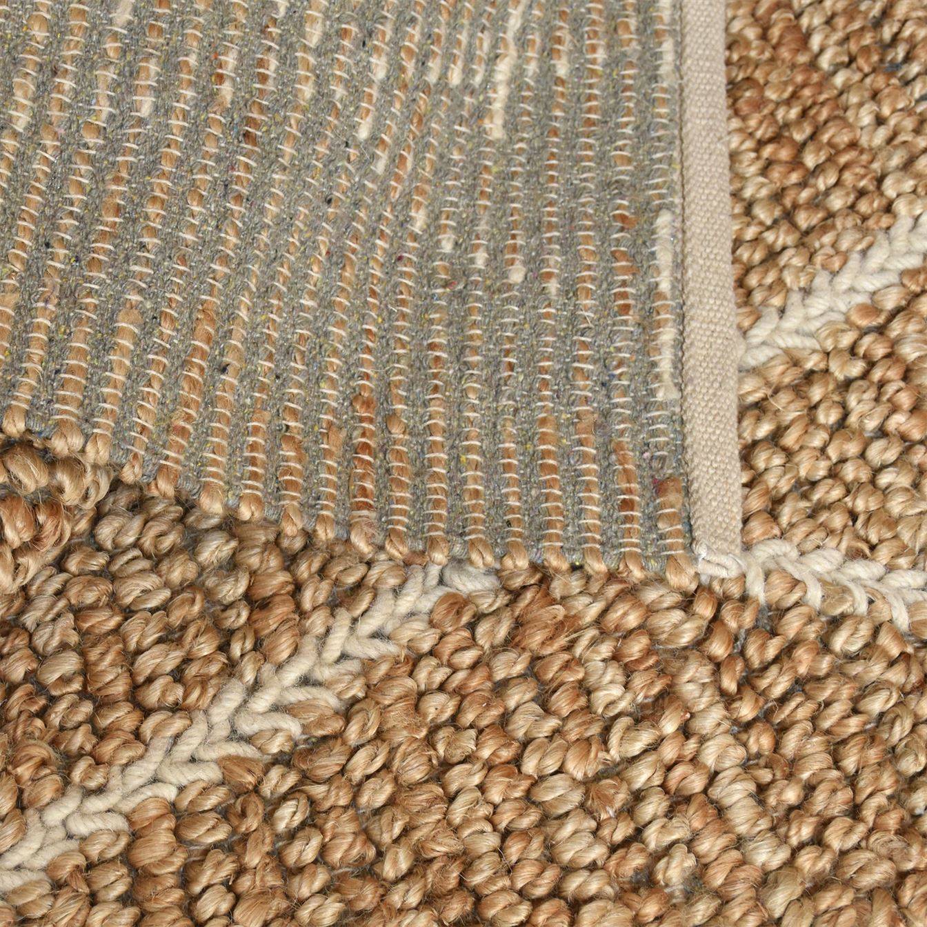 Area Rug, Bedroom Rug, Living Room Rug, Living Area Rug, Indian Rug, Office Carpet, Office Rug, Shop Rug Online, Hemp,  Wool, Natural White,  Natural, Pitloom, All Loop, Geometrical