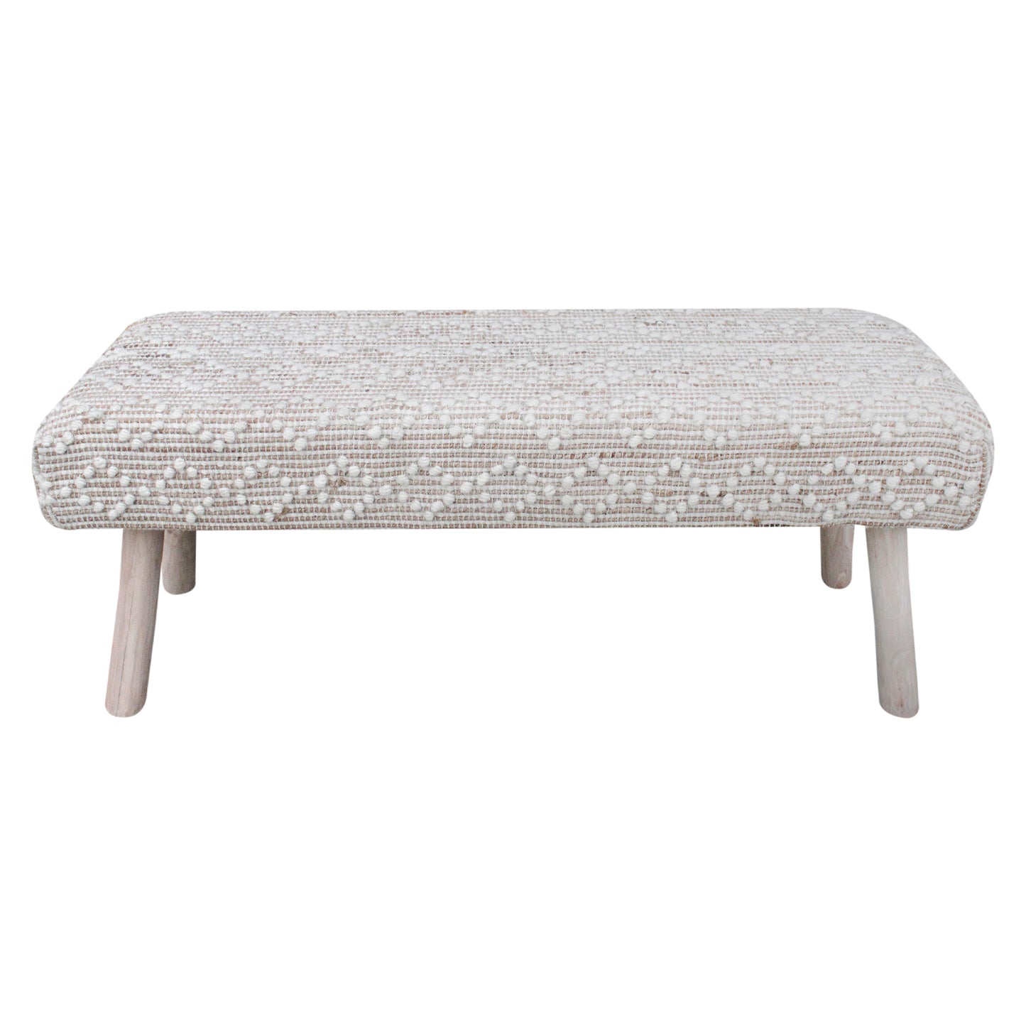 LEEWARD BENCH - JUTE/ WOOL