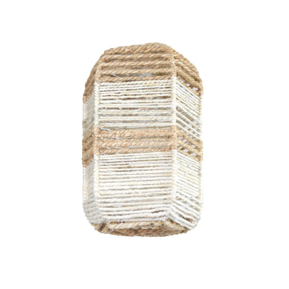LEINSTER LAMP - IVORY/NATURAL - HAND MADE - JUTE