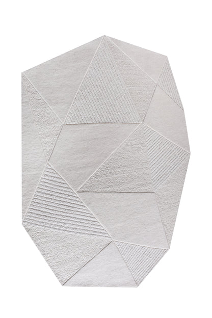 LEROPO RUG - IVORY - HAND TUFTED - WOOL