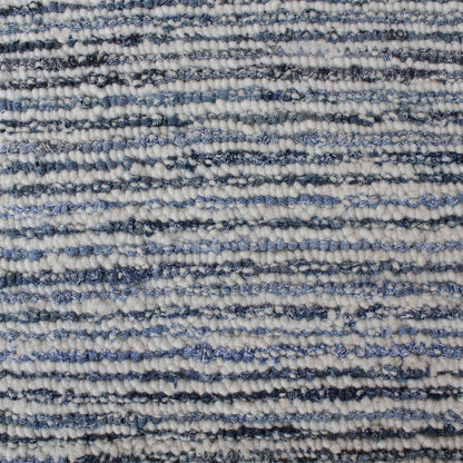 Area Rug, Bedroom Rug, Living Room Rug, Living Area Rug, Indian Rug, Office Carpet, Office Rug, Shop Rug Online, Denim,  Wool, Natural White, Blue, Hand tufted, All Loop, trippy
